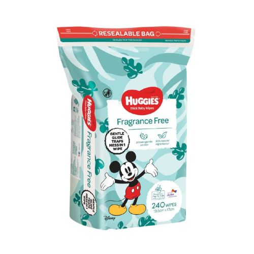 Huggies Baby Wipes Unscented Jumbo Pack