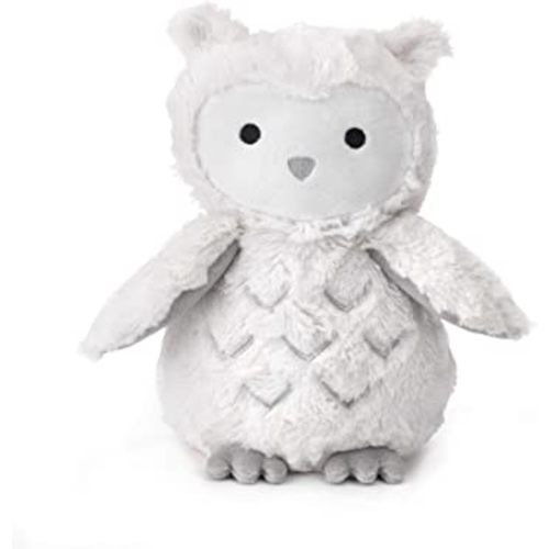 Lambs & Ivy Luna White/Gray Plush Owl Stuffed Animal - Luna (740043O)