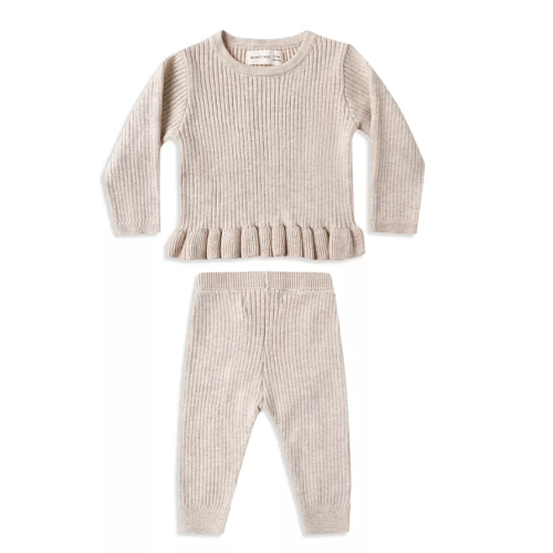 Baby Peplum Top & Pants Set