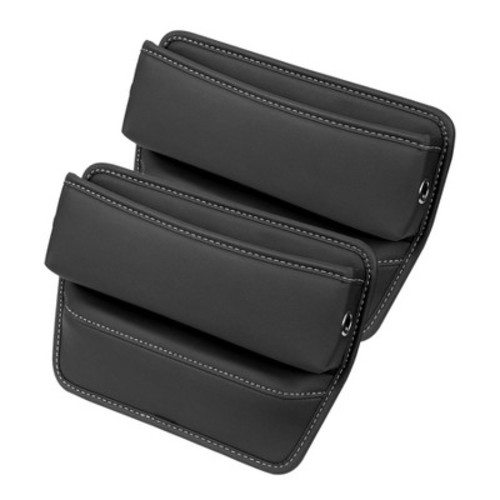 HOM Car Seat Gap Filler Organizer - Car Organizer for Between Seat & Console - Car Storage Organizer for Phone, Keys, Wallets - Universal Fit
