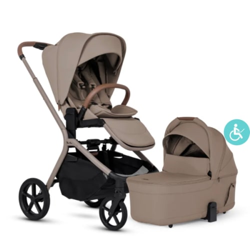 Breez Compact Stroller Bassinet Bundle for Newborns & Toddlers