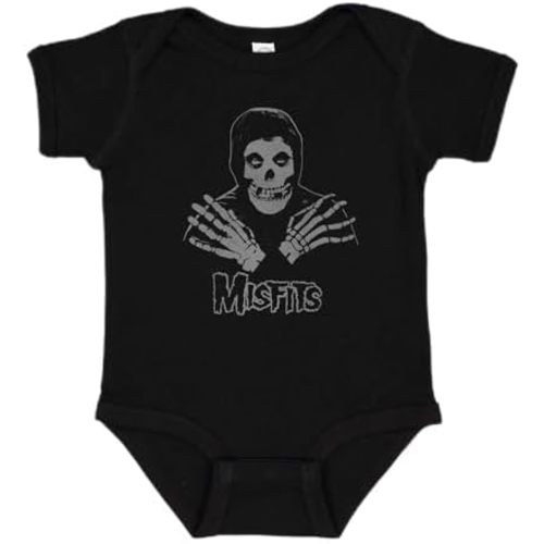 Misfits Crossed Hands Infant Bodysuit Punk Rock Band Graphic Tees
