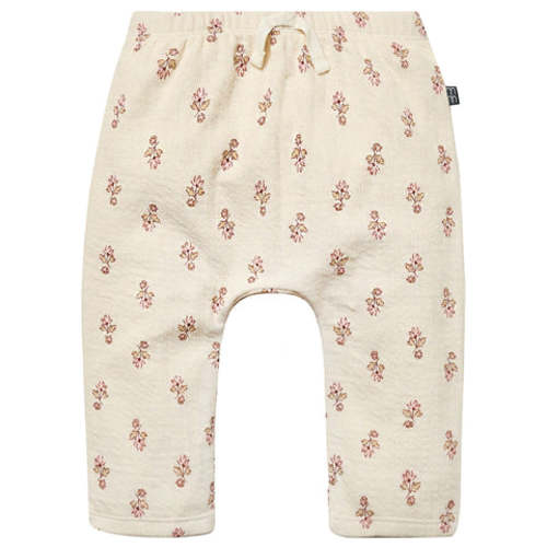 Baby Girls Beige Flowers Harem Pants