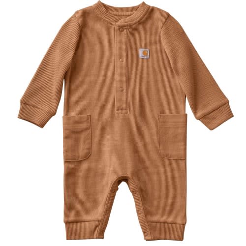 Kids' Long Sleeve Thermal Henley Coverall (Baby)