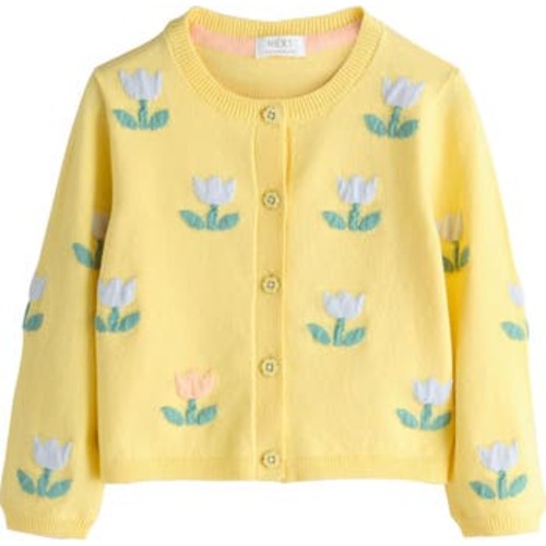 Kids' Tulip Embroidered Cardigan, 12-18M
