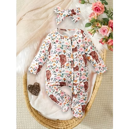 carnival theme baby toddler casual footed romper - Temu