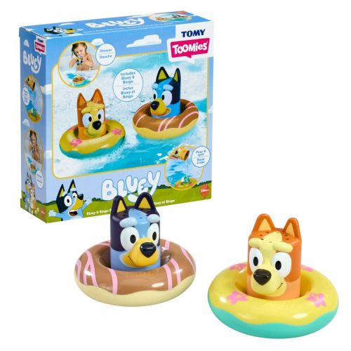Bluey Tomy Toomies Bath Toy Floats - 2pk
