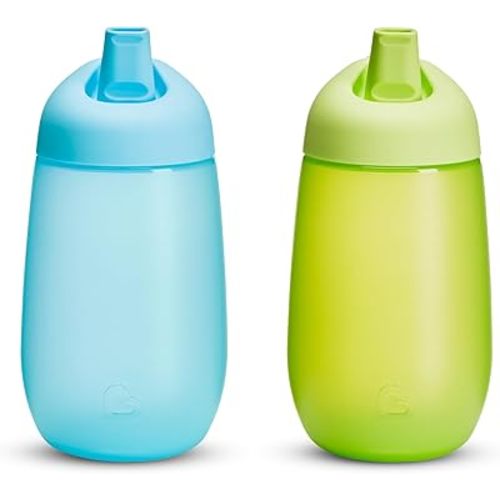 Munchkin® Simple Clean™ Toddler Sippy Cups, Spill Proof, 10 Ounce, Blue/Green