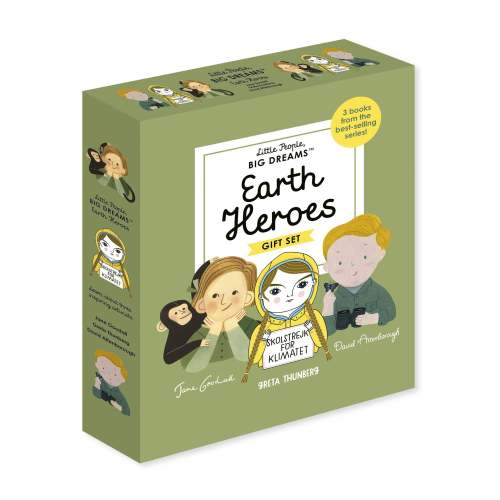 Little People, BIG DREAMS: Earth Heroes: 3 books from the best-selling series! Jane Goodall - Greta Thunberg - David Attenborough | Barnes & Noble®