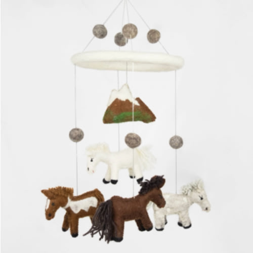 Handmade Horse Nursery Mobile – Bridle Up Hope Shop