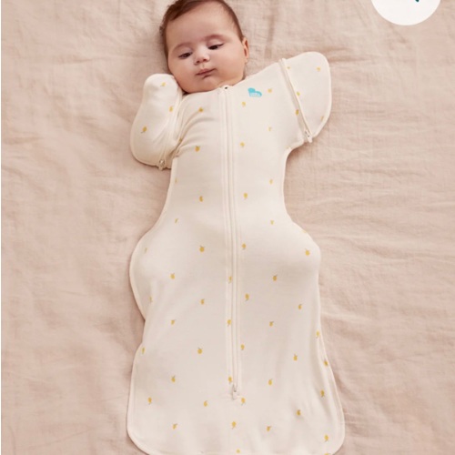 Swaddle Up™ Transition Bag 1.0 TOG Viscose from Bamboo Cream Lemons – Love to Dream US