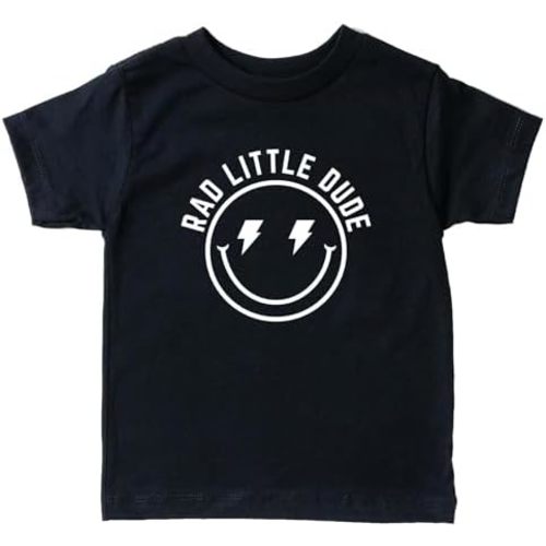 Toddler Boy Shirt | Toddler Summer Shirt | Rad Little Dude | Brother Shirt | Baby Boy Graphic Tee | Trendy Boy Clothing