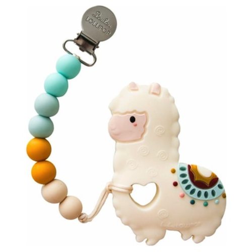 Desert Llama Teether w/Beads