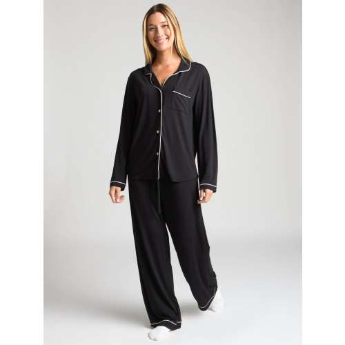 Luna Lounge Long Sleeve Pajama Set | Cozy Matching PJ Set | Comfrt