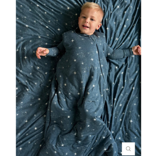Imagine Navy Blue 1.0 TOG Bamboo Viscose Sleep Sack | günamüna