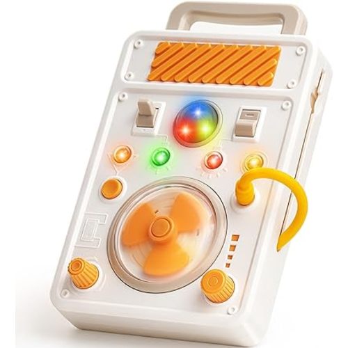Montessori Busy Board Toys for 1 Year Old Boy, Educational Sensory Light Switch Toys for Toddlers 1-3, Travel Learning Activities for 2 Year Old Girl Birthday Gifts