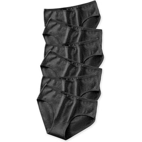 Cotton Underwear for Women Stretch Bikini Hipster Panties Breathable Low Rise V-Wasited Moisture Wicking Briefs 6 Pack