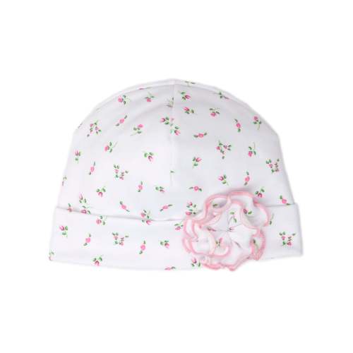 Garden Roses Print Hat (Newborn Size)
