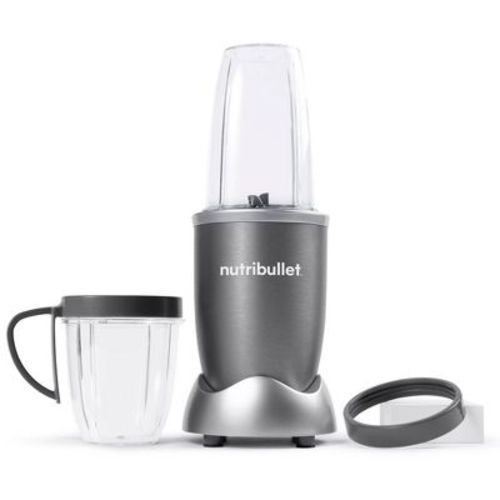 nutribullet Original Personal Blender 600W Silver: Stainless Steel Blades, Smoothie Maker, Dishwasher-Safe Parts