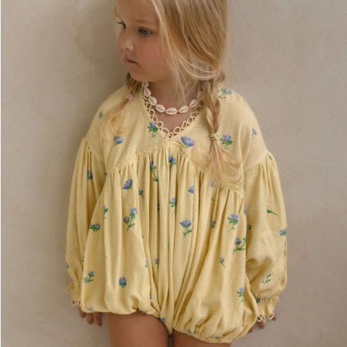 NOELLE ROMPER - BELLE FLEUR LEMON