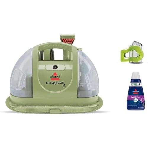 BISSELL Little Green Multi-Purpose Portable Carpet and Upholstery Cleaner, Car and Auto Detailer, with Exclusive Specialty Tools, Green, 1400B
