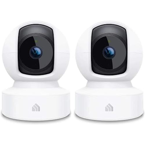 Tapo Kasa 1080p Indoor Pan/Tilt Wired Security Camera - Works as a Baby & Pet Monitor, Motion Detection & Tracking, 2-Way Audio, Night Vision, Subscription-Free Local Storage or Optional Cloud, EC70