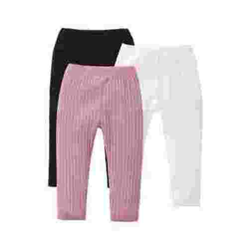Symoid Leggings Pants for Baby Girls Clearance Solid Cotton Christmas Gifts Warm Kids Pink Fall and Winter Clothes Size 0-3 Months