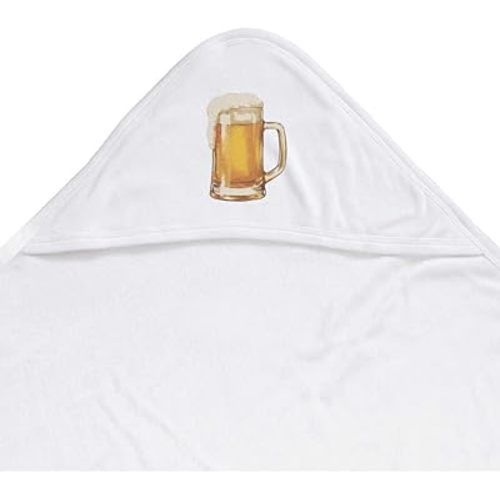 Azeeda 'Mug of Beer' Baby Hooded Towel (HT00039978)