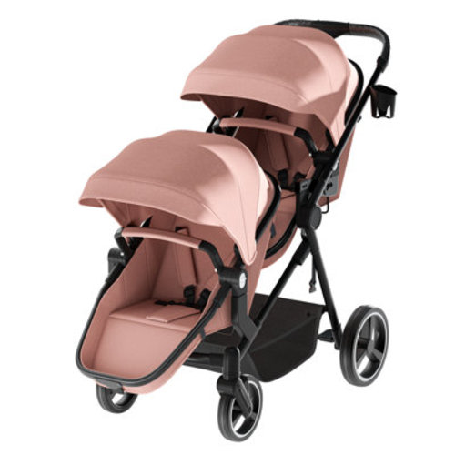 Foldable Twin Stroller With Adjustable Backrest | Wayfair