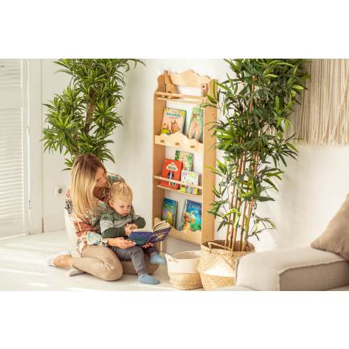 Wooden Vertical Bookcase