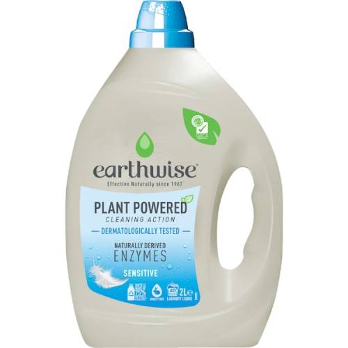 Earthwise Sensitive Clean Laundry Liquid Washing Detergent 2L | Woolworths