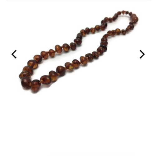 11 Inch Baltic Amber Teething Necklace Baby Authentic