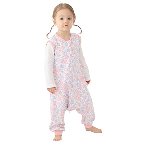 HOMEAL Summer Toddler Sleep Sacks 2t-3t, Light Weighted Sleep Sack Baby for Early Walkers, 12months-7T