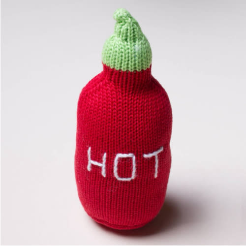 Organic Baby Toy - Hot Sauce Rattle