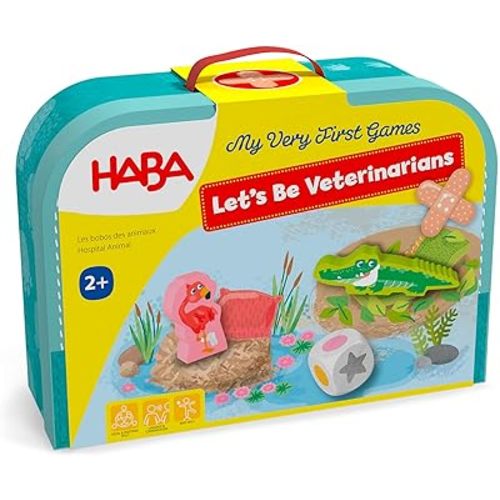 HABA My Very First Games - at The Vet, Toddler Games & Veterinarian Playset for Kids, Pretend Play Toys and Learning Toys for Toddlers 2-4 Years
