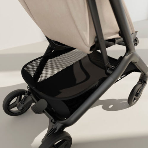 Bugaboo Butterfly 2 Plus travel stroller desert taupe sun canopy, desert taupe fabrics, black base | Bugaboo