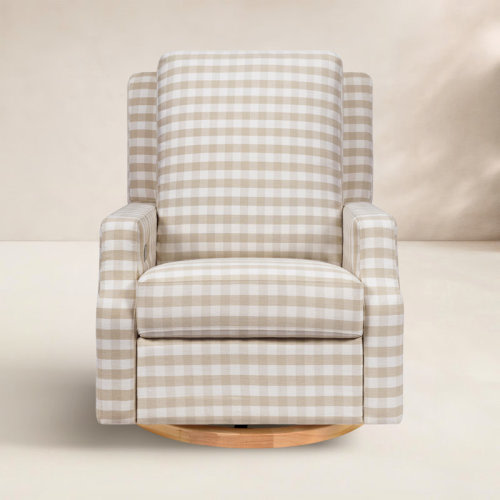 Namesake Crewe Electronic Recliner and Swivel Glider in Eco-Performance Fabric & Reviews | Birch Lane