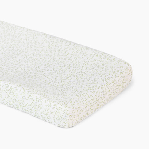 Lulujo Change Pad Cover - Greenery