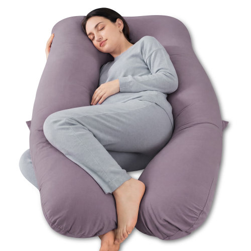 Latitude Run® Pregnancy Pillows For Sleeping, Cooling U Shaped Body Pillow, Maternity Pillow For Pregnant With Silky Soft Cover, Pink & Reviews | Wayfair