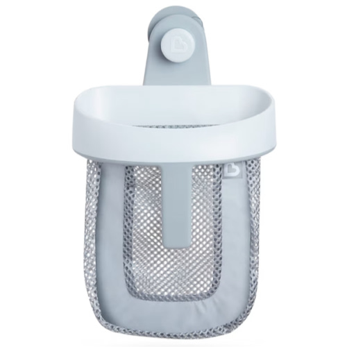 Amazon.com : Munchkin® Super Scoop™ Hanging Bath Toy Storage with Quick Drying Mesh, Grey : Baby