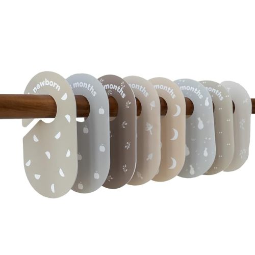 3 Sprouts Baby Closet Dividers, Newborn to 2T, Mixed, 8 Piece Set