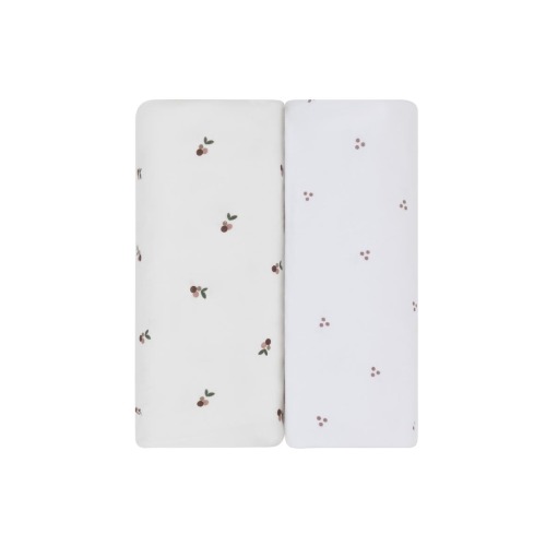 Baby Fitted Waterproof Crib Sheet Set 2 Pack