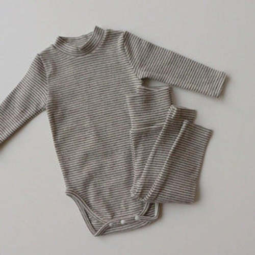 Long Sleeved Striped Loungewear Set – Teeny Mini Me