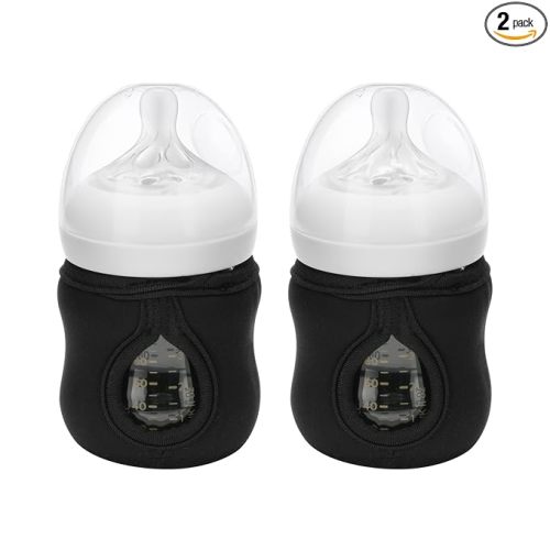 Beautyflier 4oz Glass Baby Bottle Sleeve Covers, Reusable Insulator for Heat/Cold Retention, Moisture Neoprene Holder for Philips 4 oz Avent Glass Natural Bottles, Sleeve Only