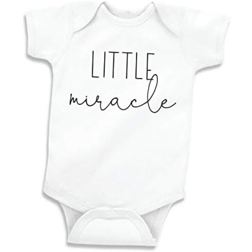 Bump and Beyond Designs Surprise Pregnancy Announcement Little Miracle Adult Women's Adult LEOTARD