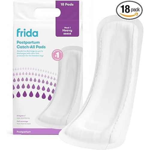 Frida Postpartum Final Phase Pads, Light Flow + Leak Protection, 44 Count