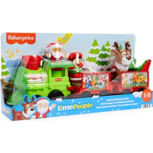Little People Musical Christmas Train & Figures Playset