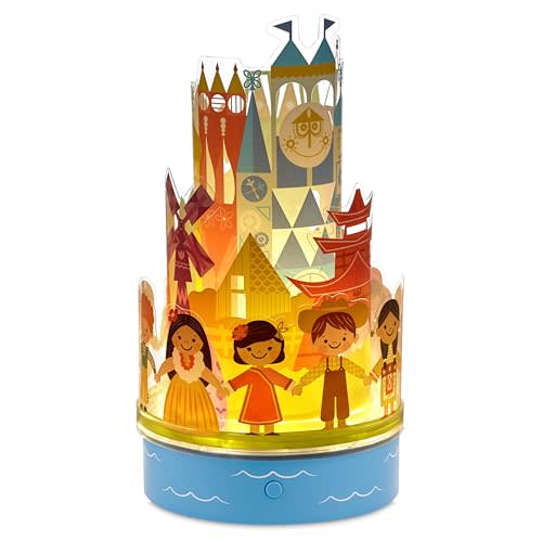 Hallmark Disney Rotating Lamp with Sound (It's a Small World) Gift for Kids, Adults, Collectors