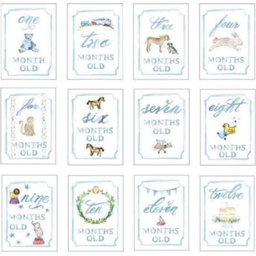 Monthly Milestone Cards