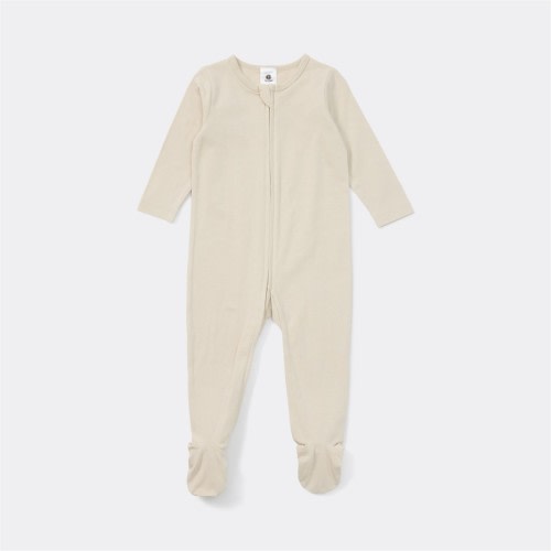 Dymples Baby Stretch Coverall - Beige - Size 0000
